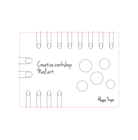 Creative workshop nail art mat