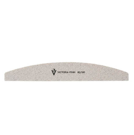 White crescent nail file 80/100