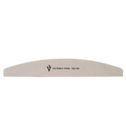 White crescent nail file 100/180