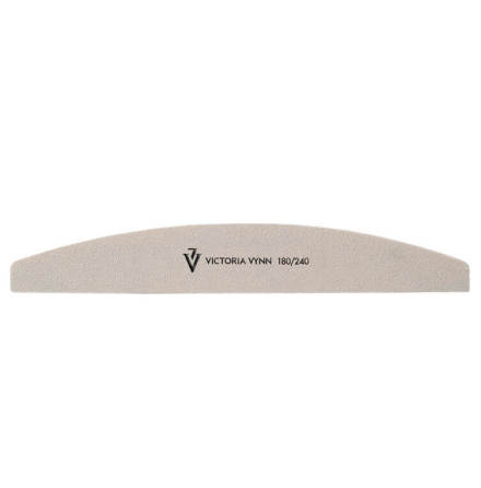 White crescent nail file 180/240