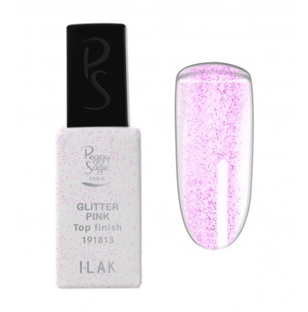 Top finish Gelelack Glitter Pink I-LAK 11ml