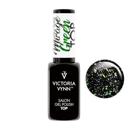 Gel Polish Top No Wipe Mirage Green 8ml