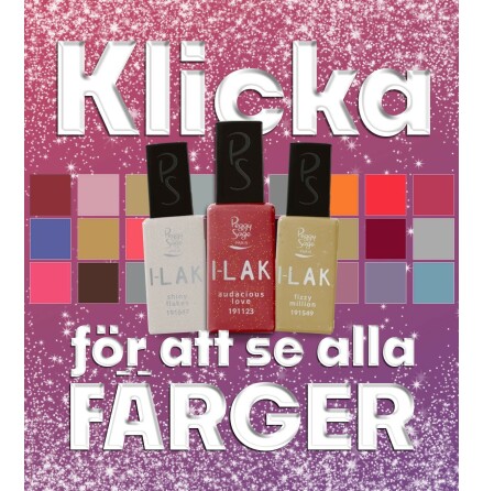 Gelelack I-LAK Glittrande Alla Frger - 11ml