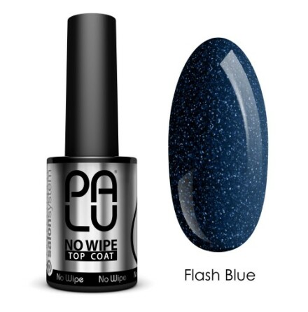 Top Coat No Wipe Flash Blue 11 g