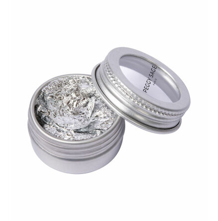 Nagel flakes silver