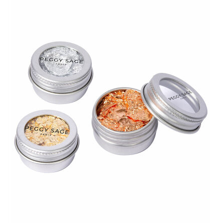 Nagel flakes Set Gold  Silver Copper