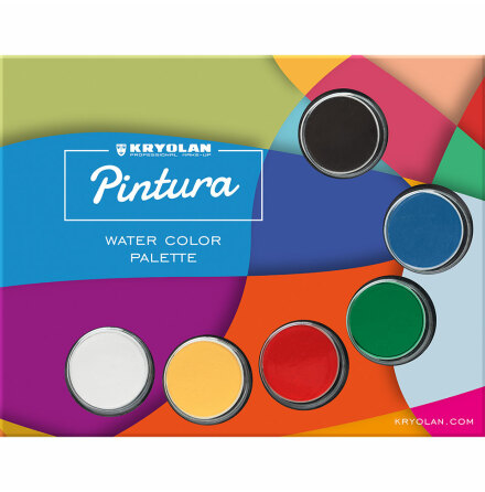 Pintura Water Color Palette 6 Colors - Flera Varianter