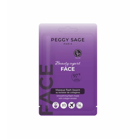 Utjmnande flashmask med kollagenbooster