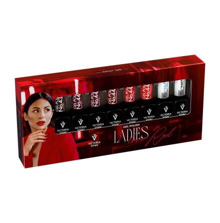 Kit Ladies Love Red 439-444 + TOP 8ml