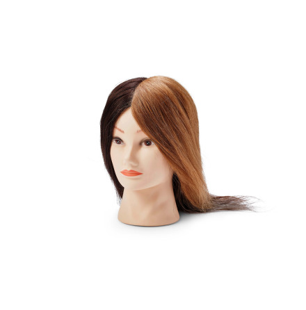 �vningsdocka �kta h�r 30-35cm 5 f�rger