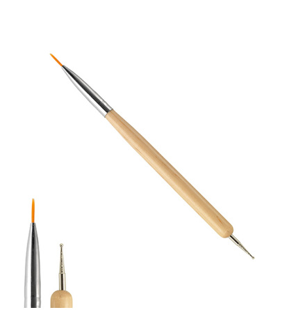 2-in-1 nailart pensel / marbling tool