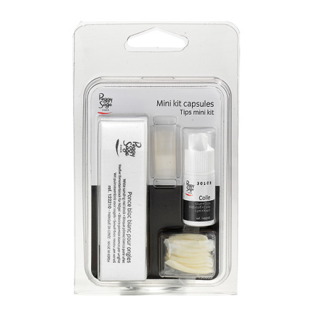 Nageltippar universella fyrkantiga mini kit