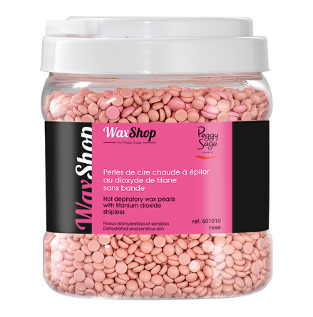 Varmt kroppsvax utan remsa- 1 kg prlor rose