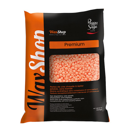 Varmt kroppsvax premium utan remsa-800 gr orange