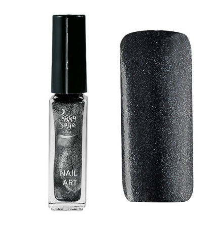 Nailart lack noir tincelant 7ml